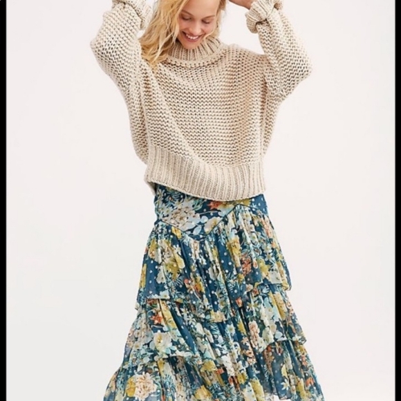 Free People Dresses & Skirts - Free People Rococo Sand Della Skirt